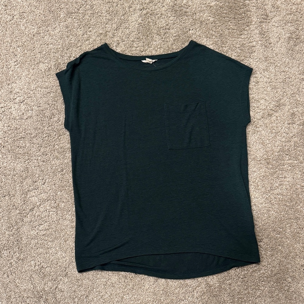 Caslon Dark Green Short Sleeve Tee